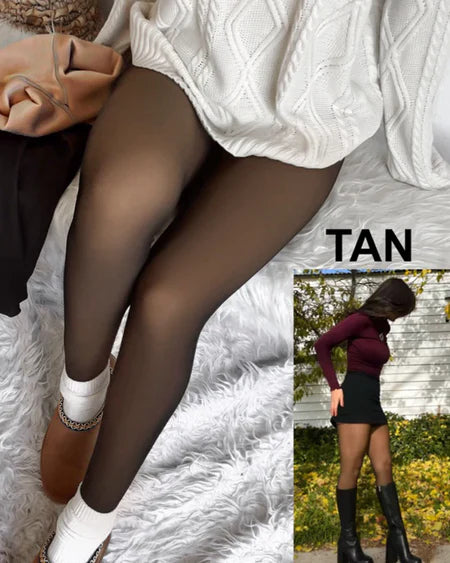 TRANSLUCENT FLEECE TIGHTS | THE WINTER-WARM LEGS