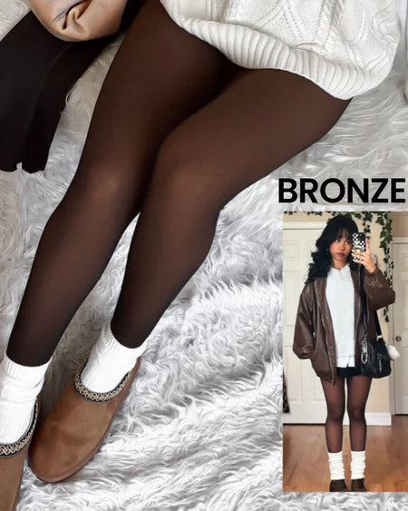 TRANSLUCENT FLEECE TIGHTS | THE WINTER-WARM LEGS