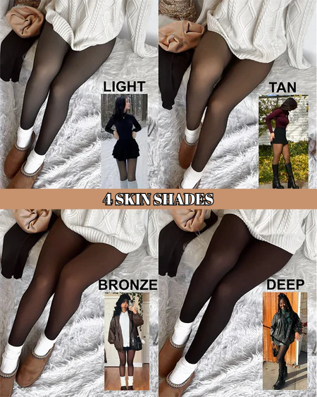 TRANSLUCENT FLEECE TIGHTS | THE WINTER-WARM LEGS