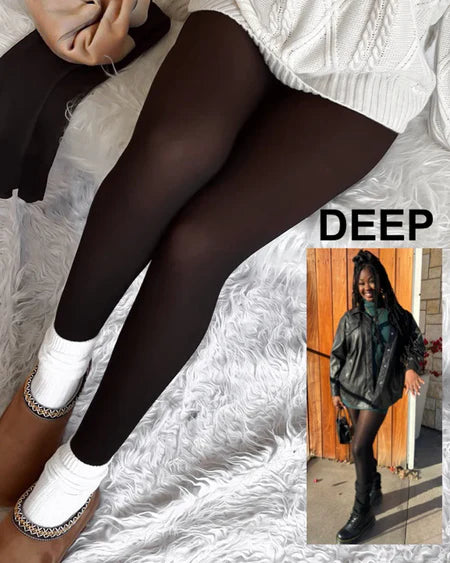 TRANSLUCENT FLEECE TIGHTS | THE WINTER-WARM LEGS