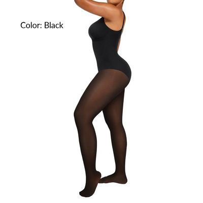 SnatchFleece™ Bodysuit: Fleece-Lined Tights + Shapewear