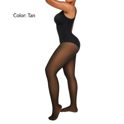 SnatchFleece™ Bodysuit: Fleece-Lined Tights + Shapewear