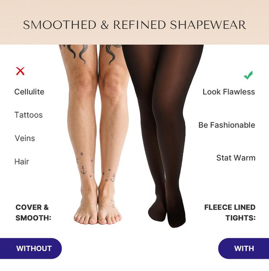 SnatchFleece™ Bodysuit: Fleece-Lined Tights + Shapewear