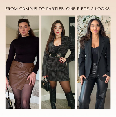 SnatchFleece™ Bodysuit: Fleece-Lined Tights + Shapewear