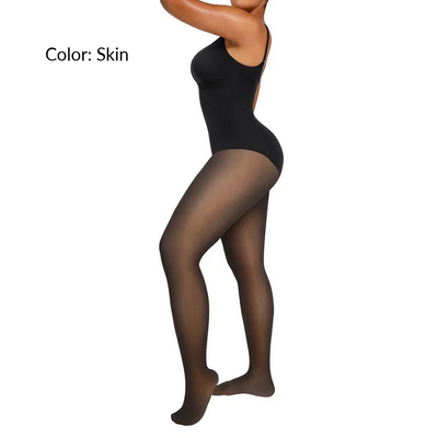 SnatchFleece™ Bodysuit: Fleece-Lined Tights + Shapewear